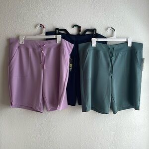 Athletic Works Lounge/Workout Shorts Three Piece Bundle NWT